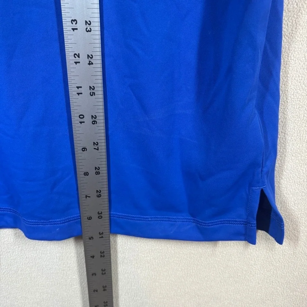 NOS Adidas Puremotion Mens Kansas Jayhawks KU Polo Golf Shirt Blue XL Athleisure